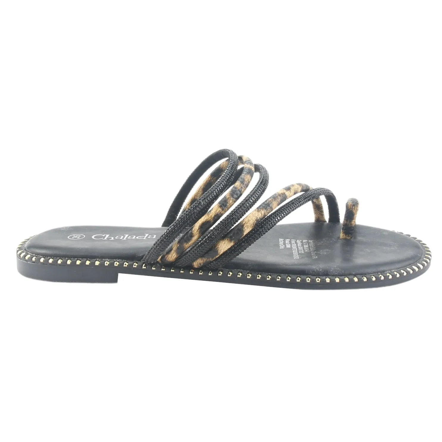 Sandalia Chalada Mujer Amalfi-1 Negro Print Casual