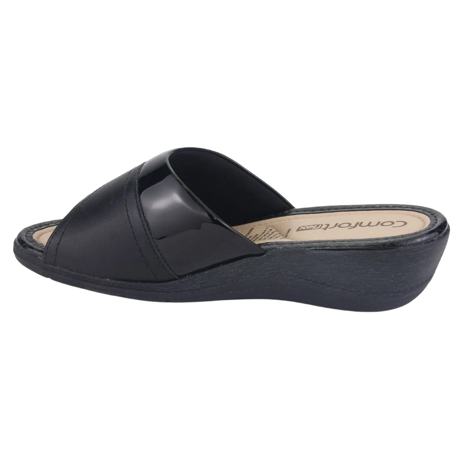 Sandalia Comfortflex Mujer 2296401 Negro Moda