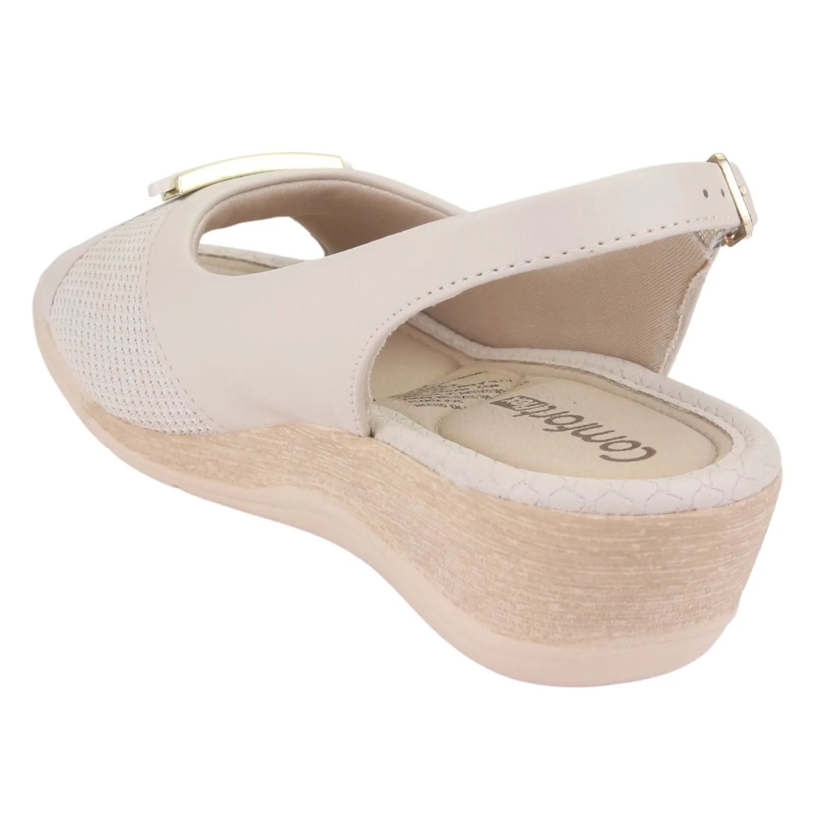 Sandalia Comfortflex Mujer 2296403 Beige Moda