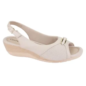 Sandalia Comfortflex Mujer 2296403 Beige Moda