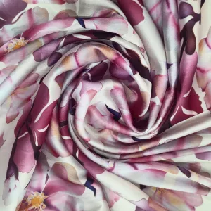 Satin Printed Floral