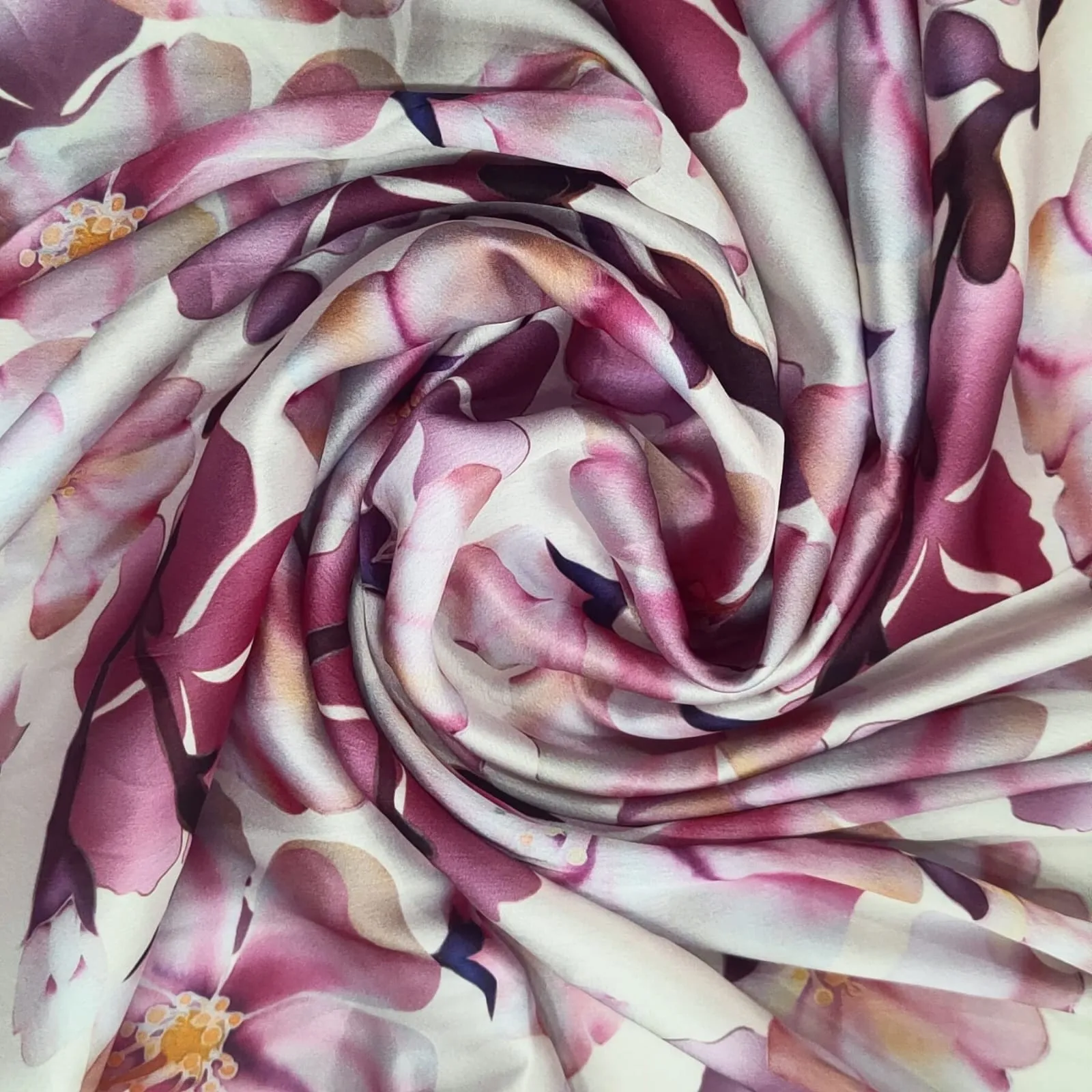 Satin Printed Floral
