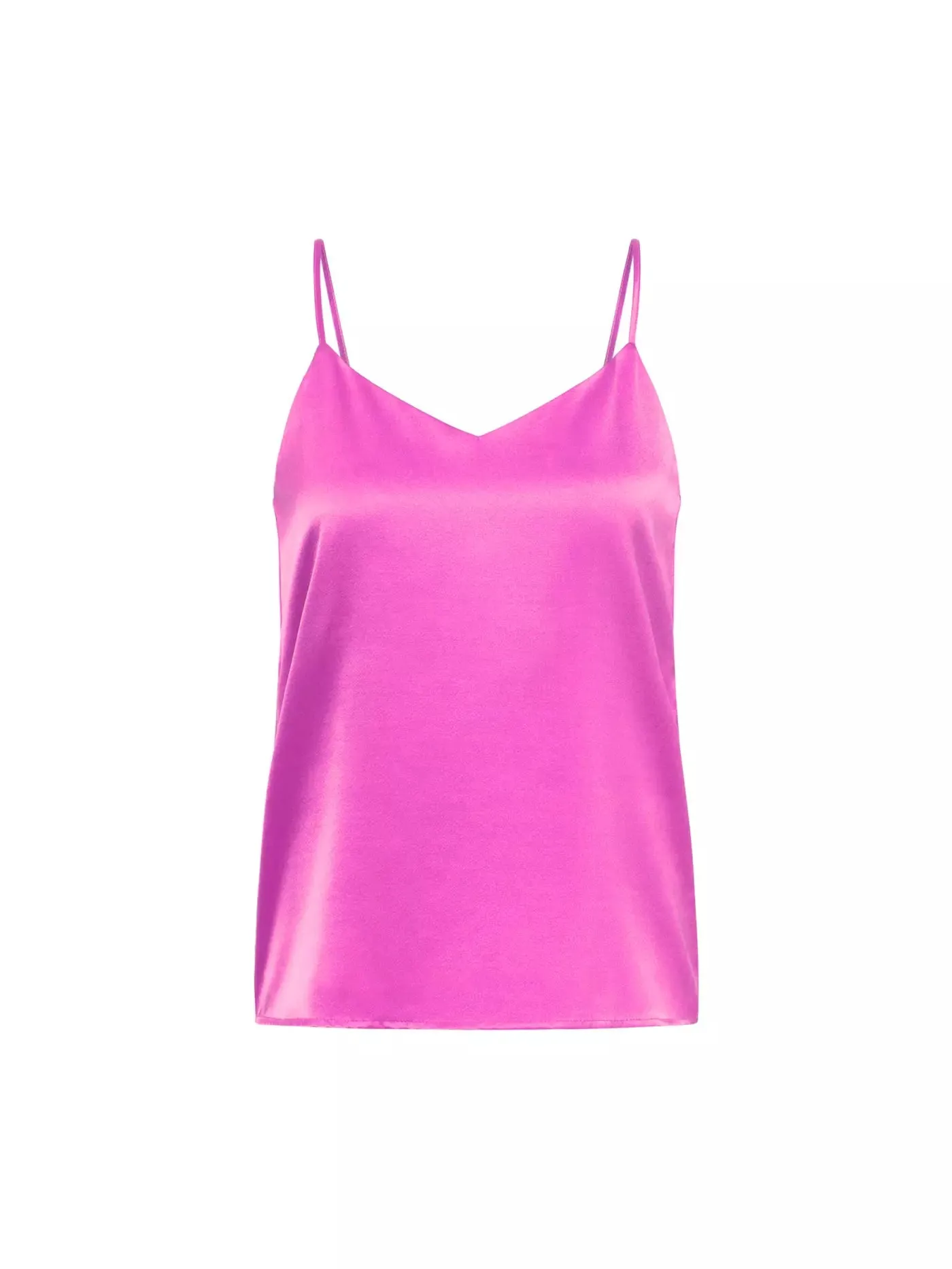 satin silk top in bloom