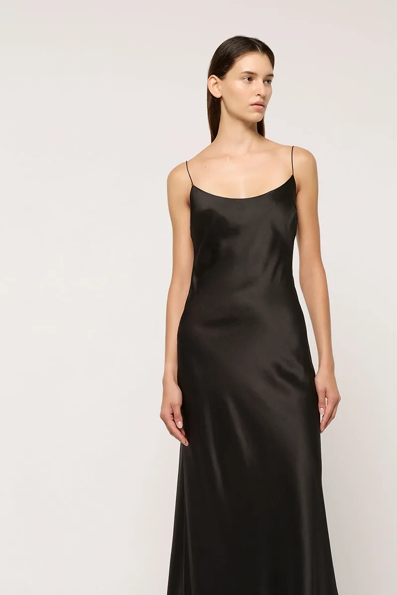 SCOOP BACK SLIP MAXI DRESS