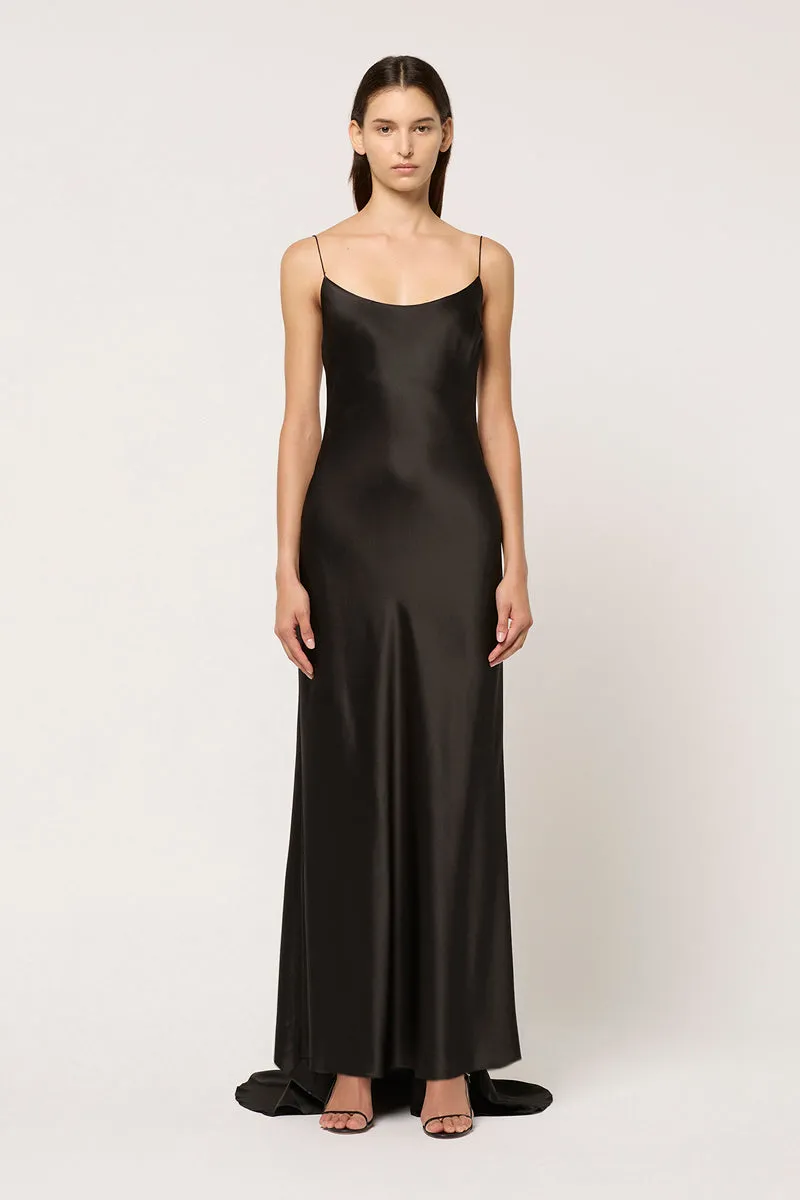 SCOOP BACK SLIP MAXI DRESS
