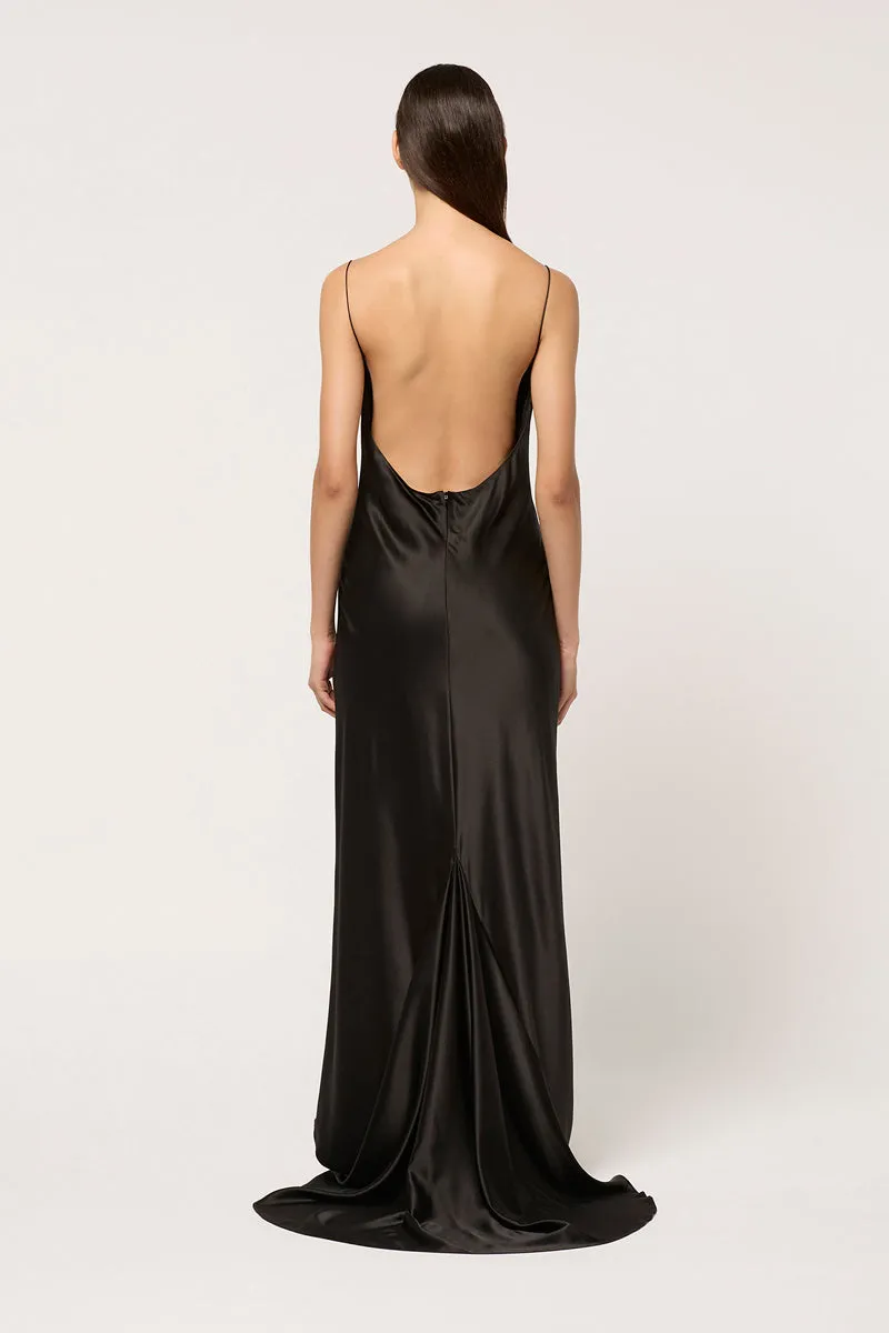 SCOOP BACK SLIP MAXI DRESS