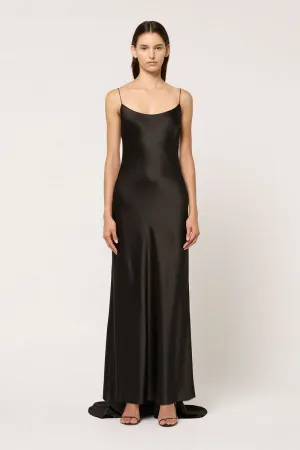 SCOOP BACK SLIP MAXI DRESS