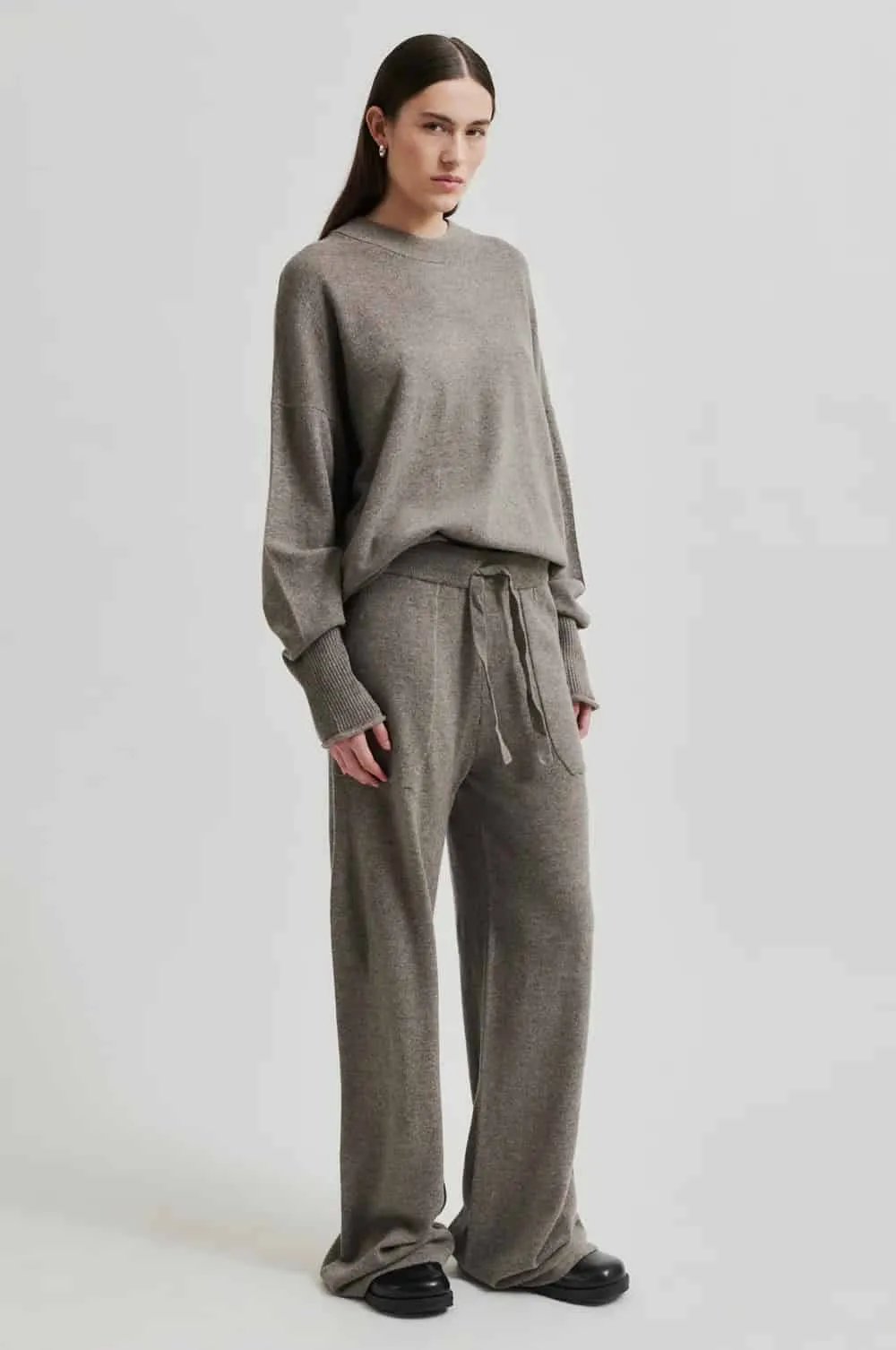 Second Female - Morel Knit Top