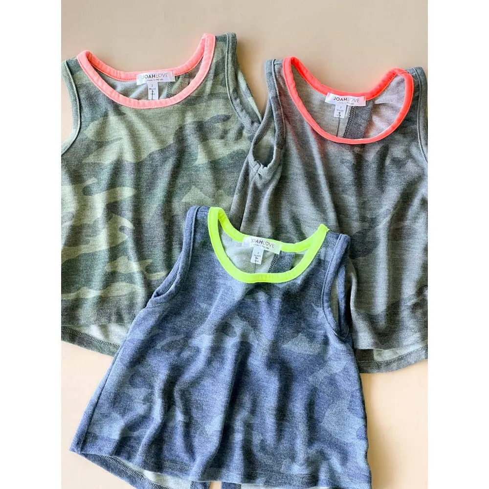 Shauna Top | Camo | Olive
