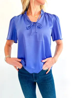 Sheen Frill Collar Top