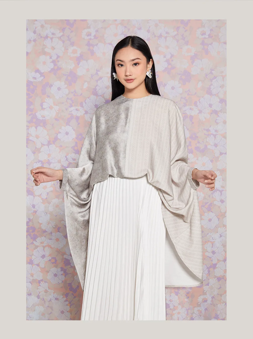 SHENA KAFTAN TOP BEIGE