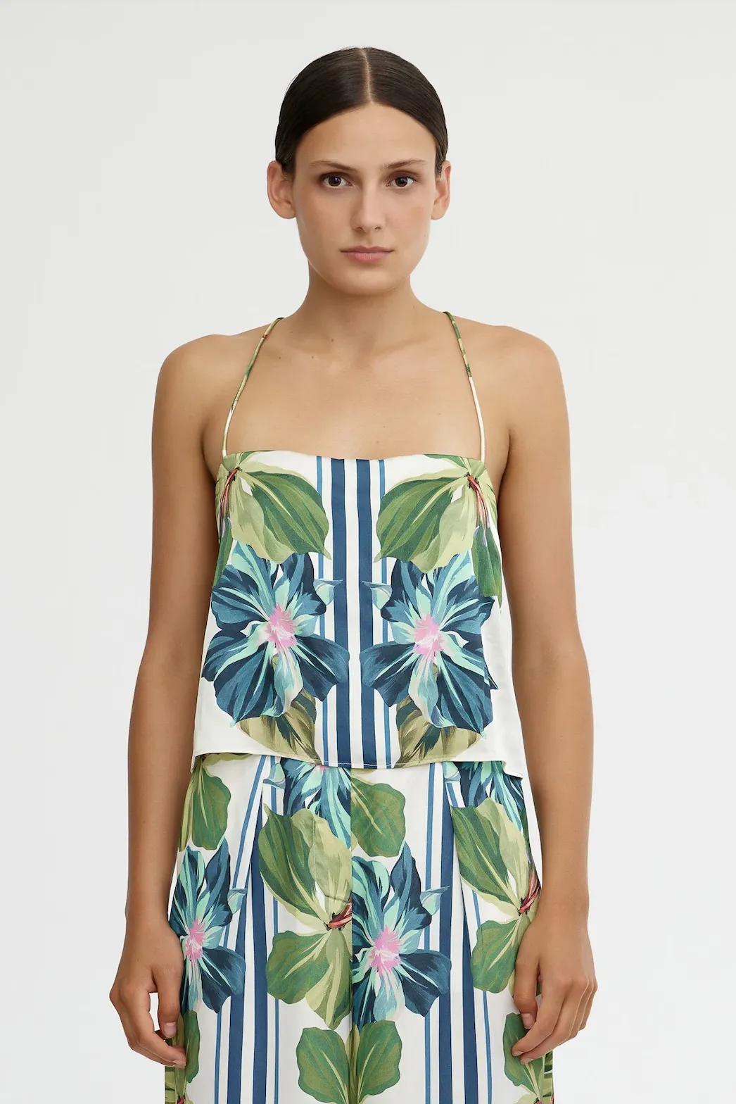 SIGNIFICANT OTHER Mariah Top - Hibiscus Tile