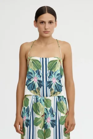 SIGNIFICANT OTHER Mariah Top - Hibiscus Tile