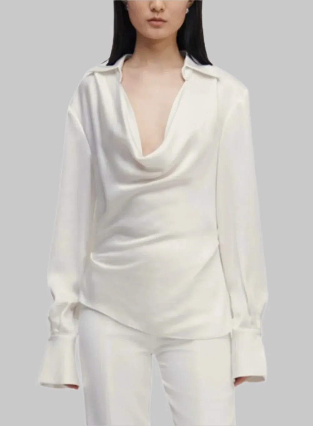 SIMKHAI | Symone Cowl Neck Top