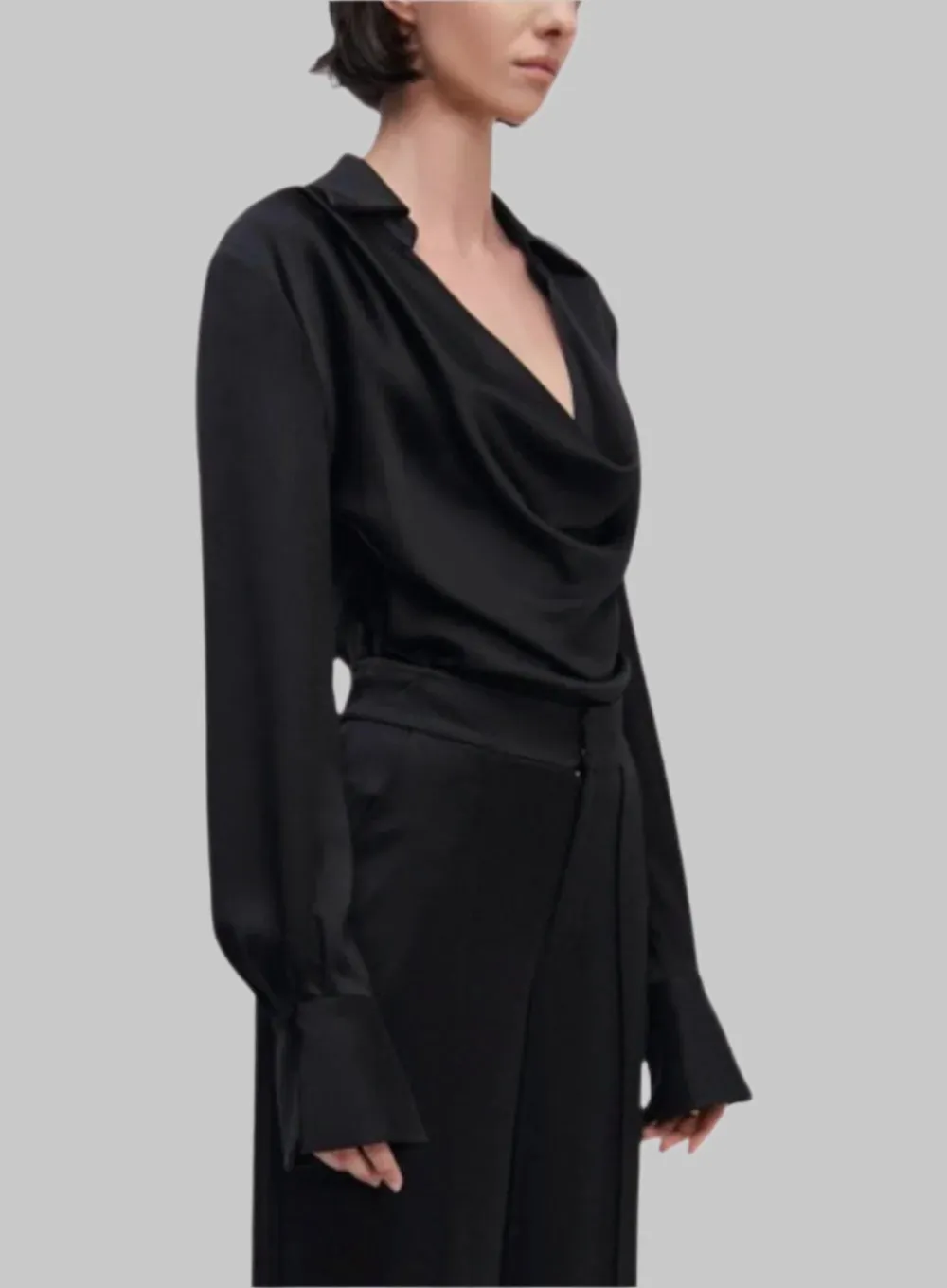 SIMKHAI | Symone Cowl Neck Top