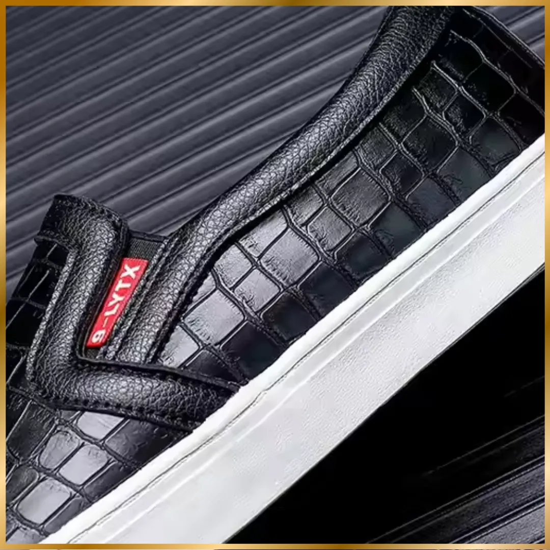 Skateboard Crocodile Leather Canvas