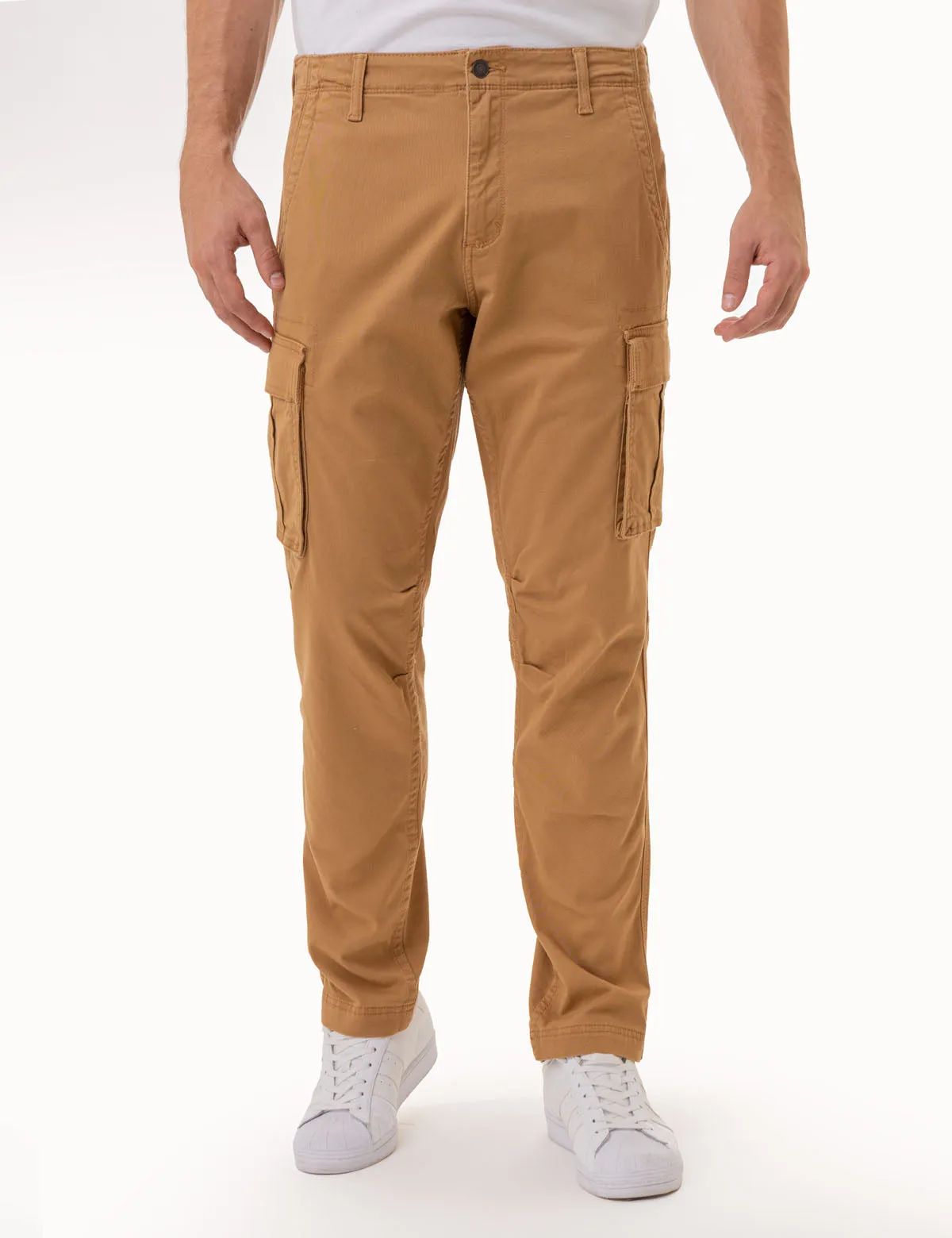 SLIM STRAIGHT CARGO PANTS