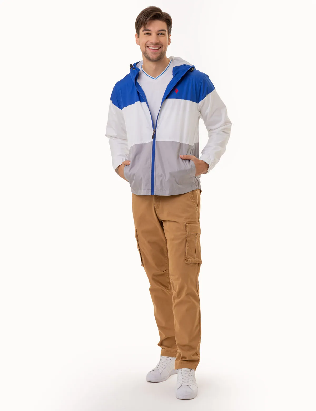SLIM STRAIGHT CARGO PANTS