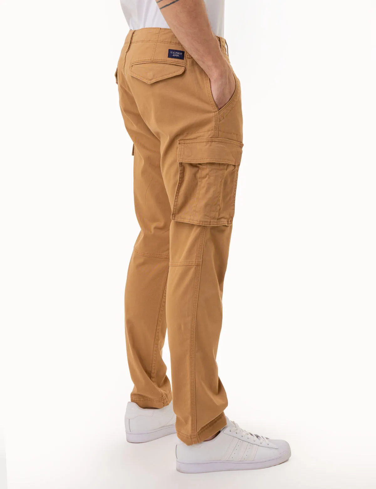SLIM STRAIGHT CARGO PANTS