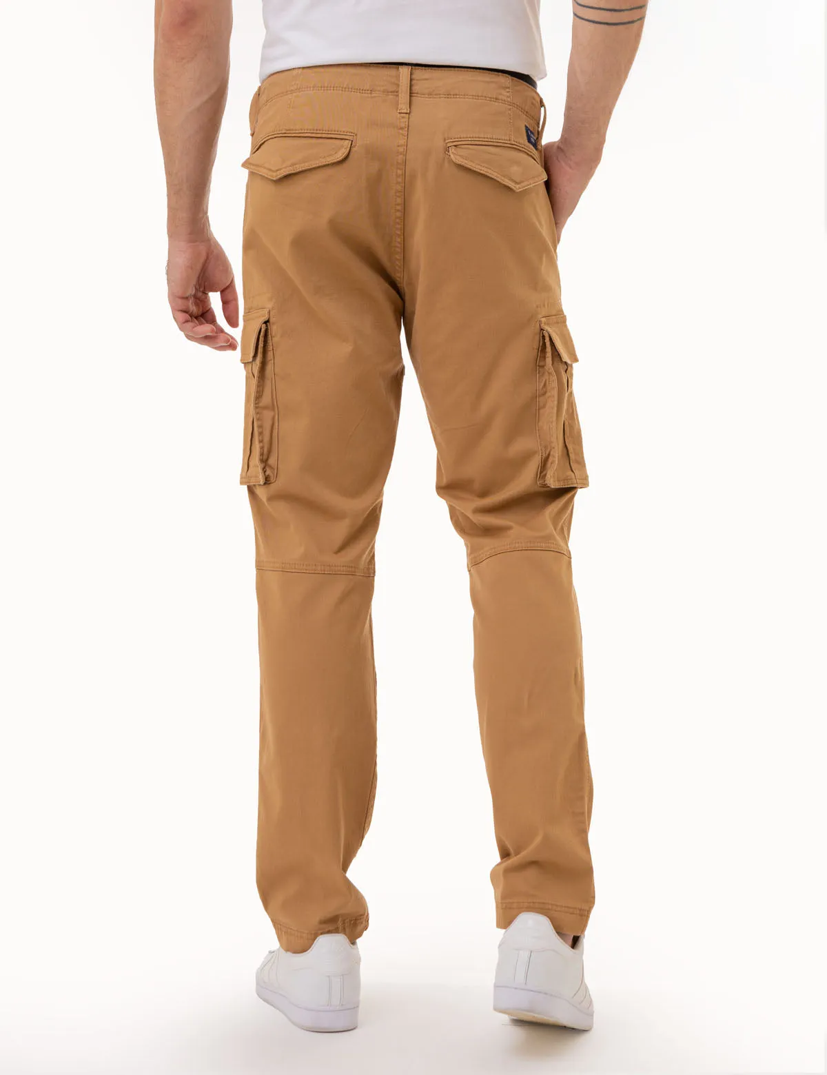 SLIM STRAIGHT CARGO PANTS