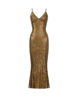 Slip Fishtail to Midcalf Dress