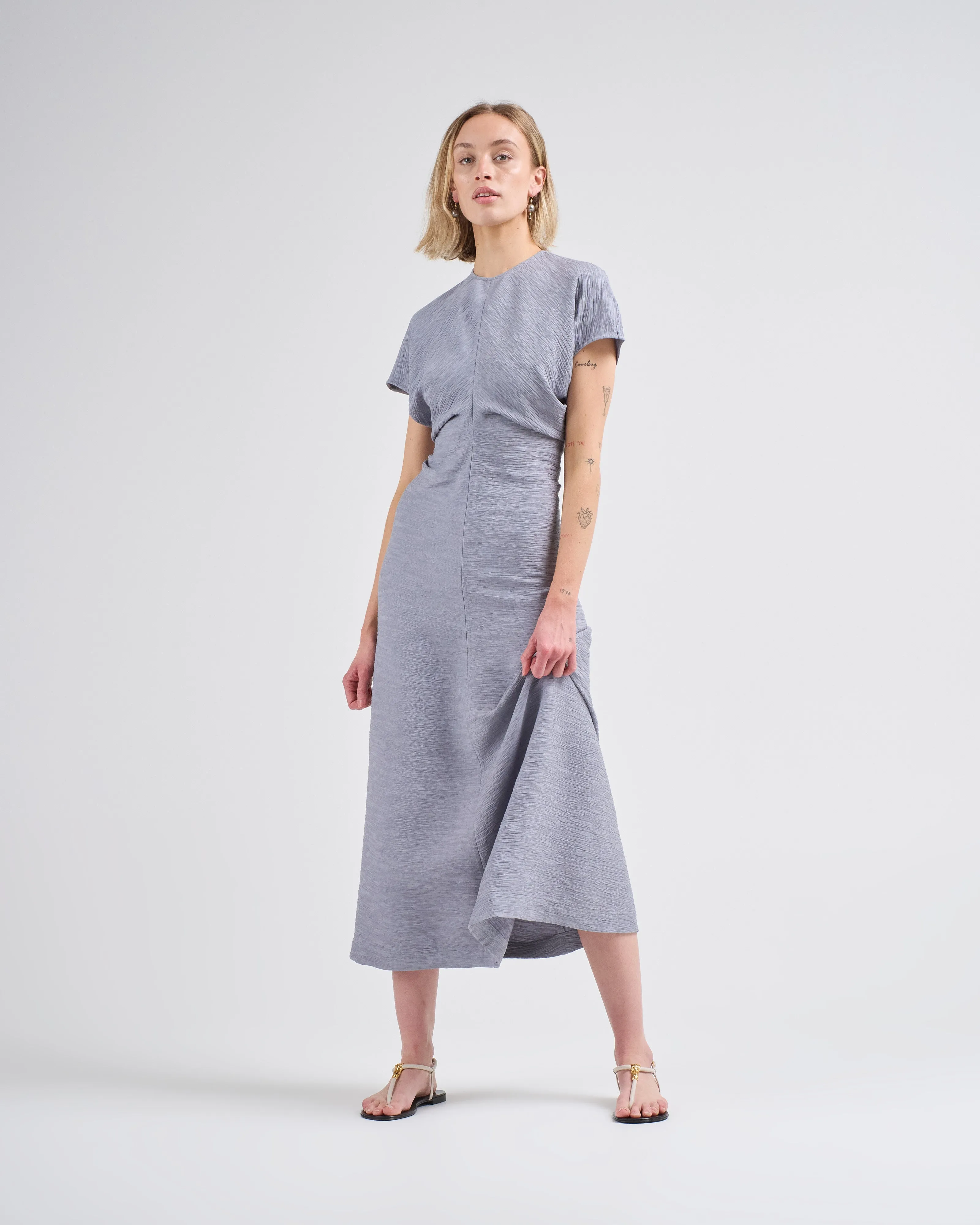 slouch waist dress