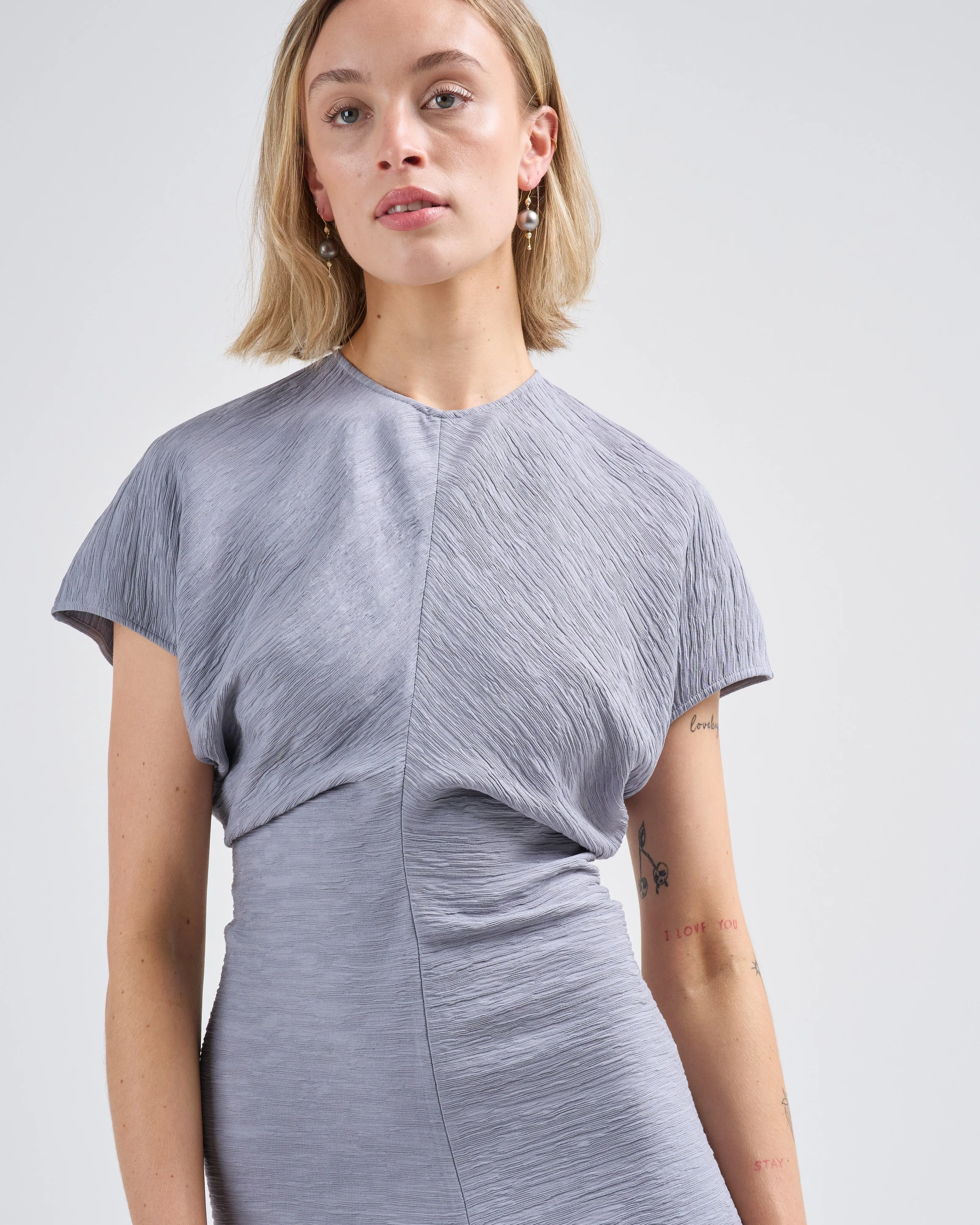 slouch waist dress
