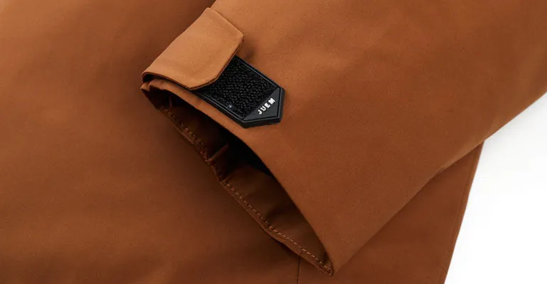 Solid Stain-resistant Padded Down Jacket for Men