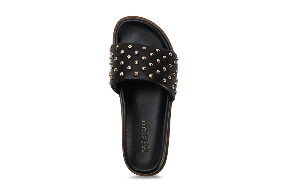 Studs Embellished Slides