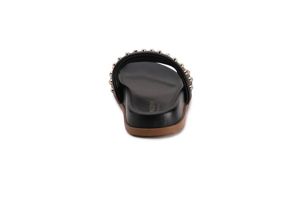 Studs Embellished Slides
