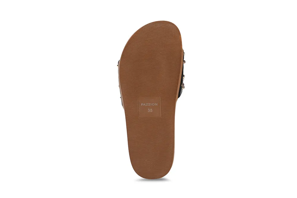 Studs Embellished Slides