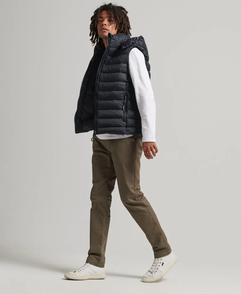 Superdrug Classic Fuji Hooded Padded Gilet Navy