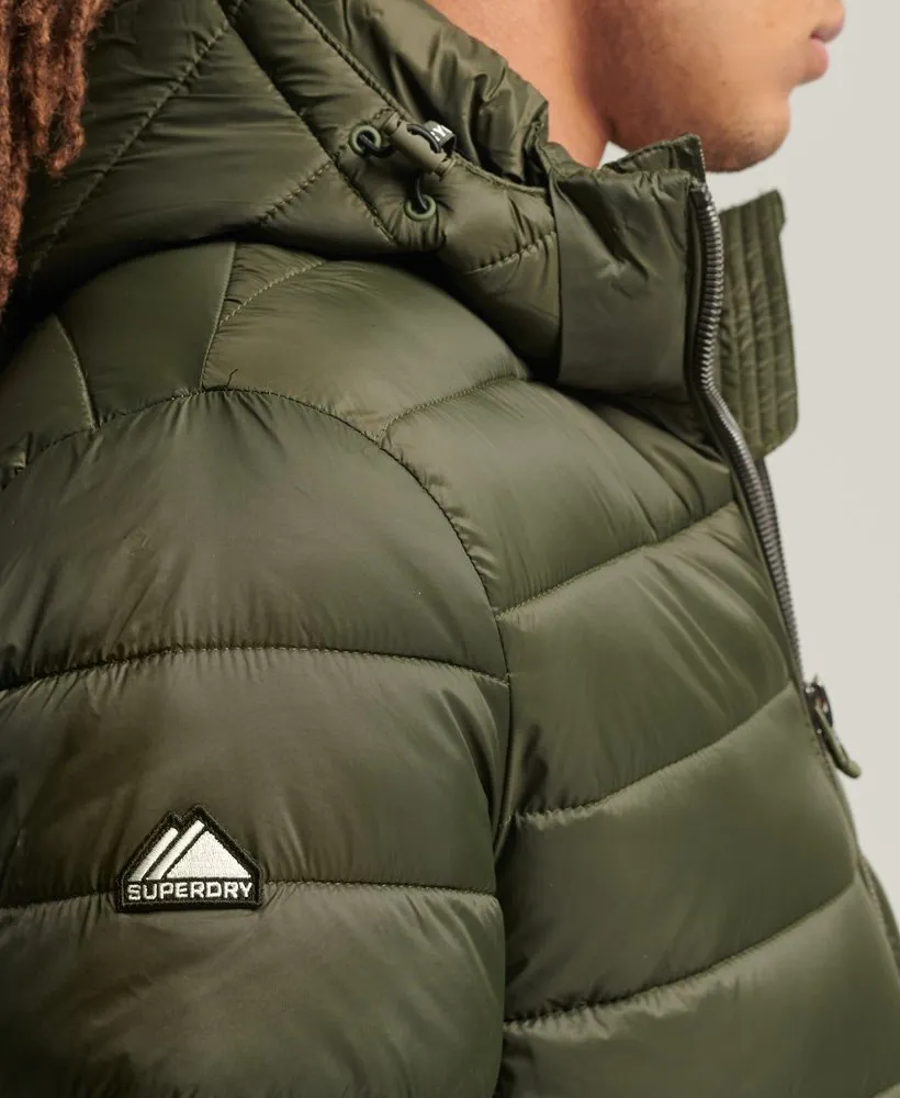 Superdry Classic Fuji Puffer Jacket Dark Moss