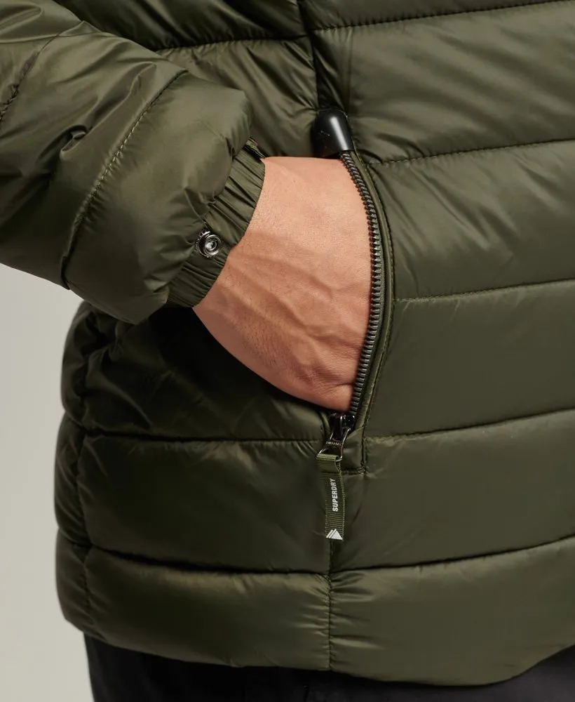 Superdry Classic Fuji Puffer Jacket Dark Moss