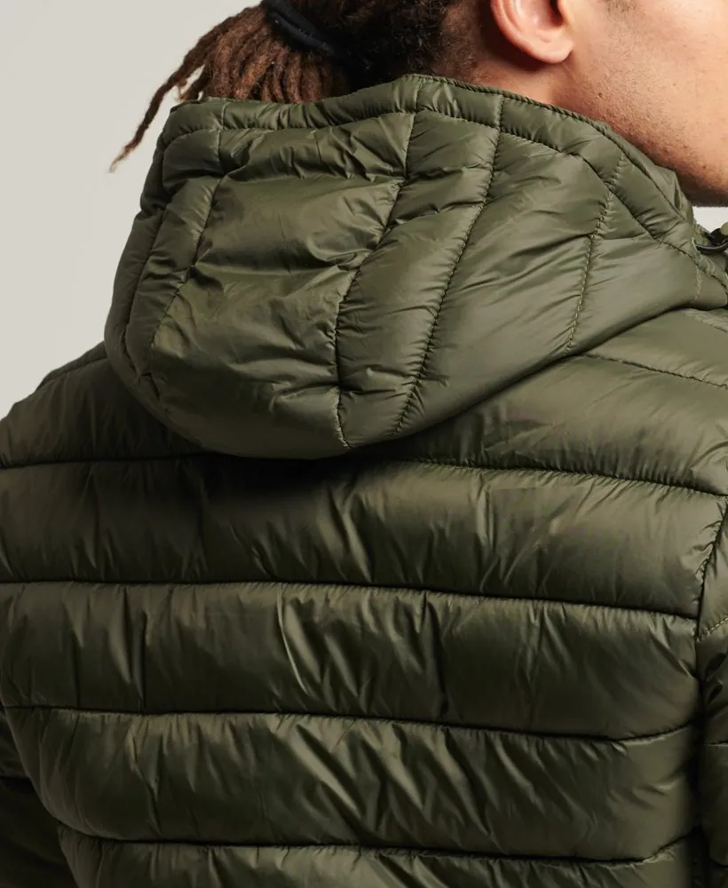 Superdry Classic Fuji Puffer Jacket Dark Moss