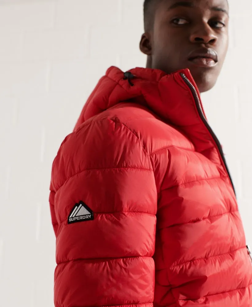 Superdry Classic Fuji Puffer Jacket High Risk Red