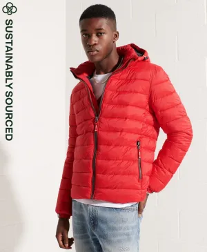 Superdry Classic Fuji Puffer Jacket High Risk Red