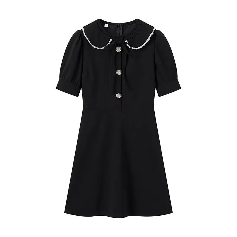 Sweet Detachable Baby Doll Collar Dress