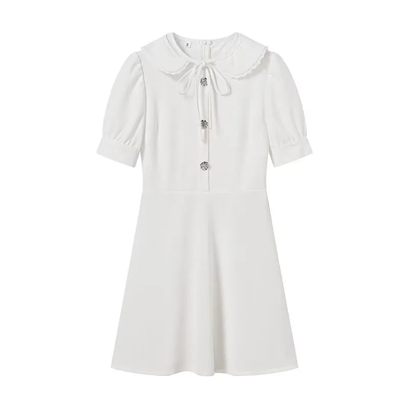 Sweet Detachable Baby Doll Collar Dress