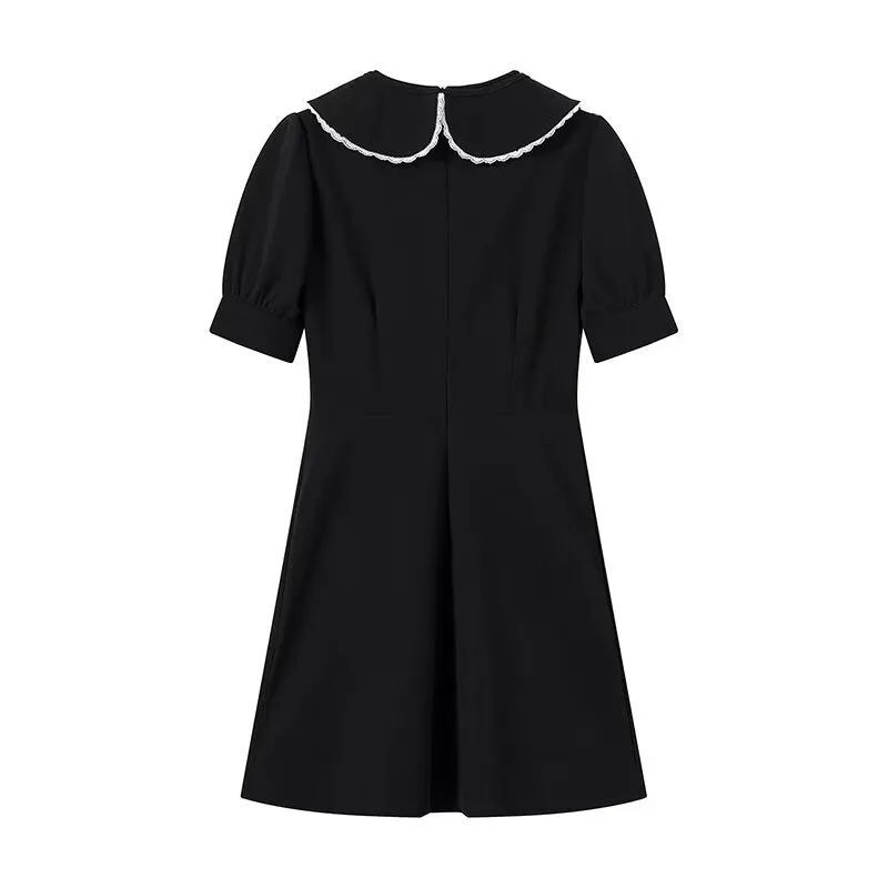 Sweet Detachable Baby Doll Collar Dress
