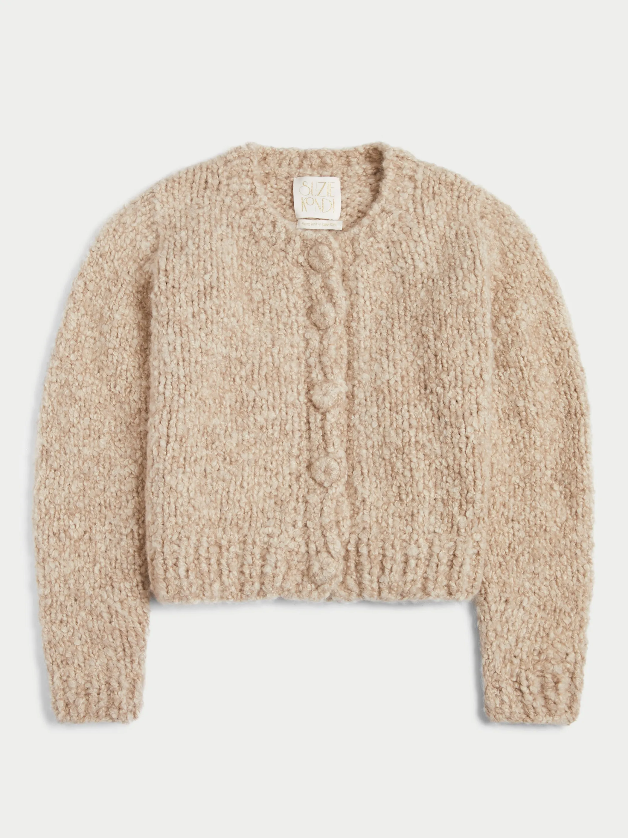 The Bleta Cardigan in Boucle Cashmere