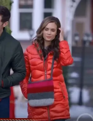 The Christmas Promise Torrey Devitto Puffer Coat