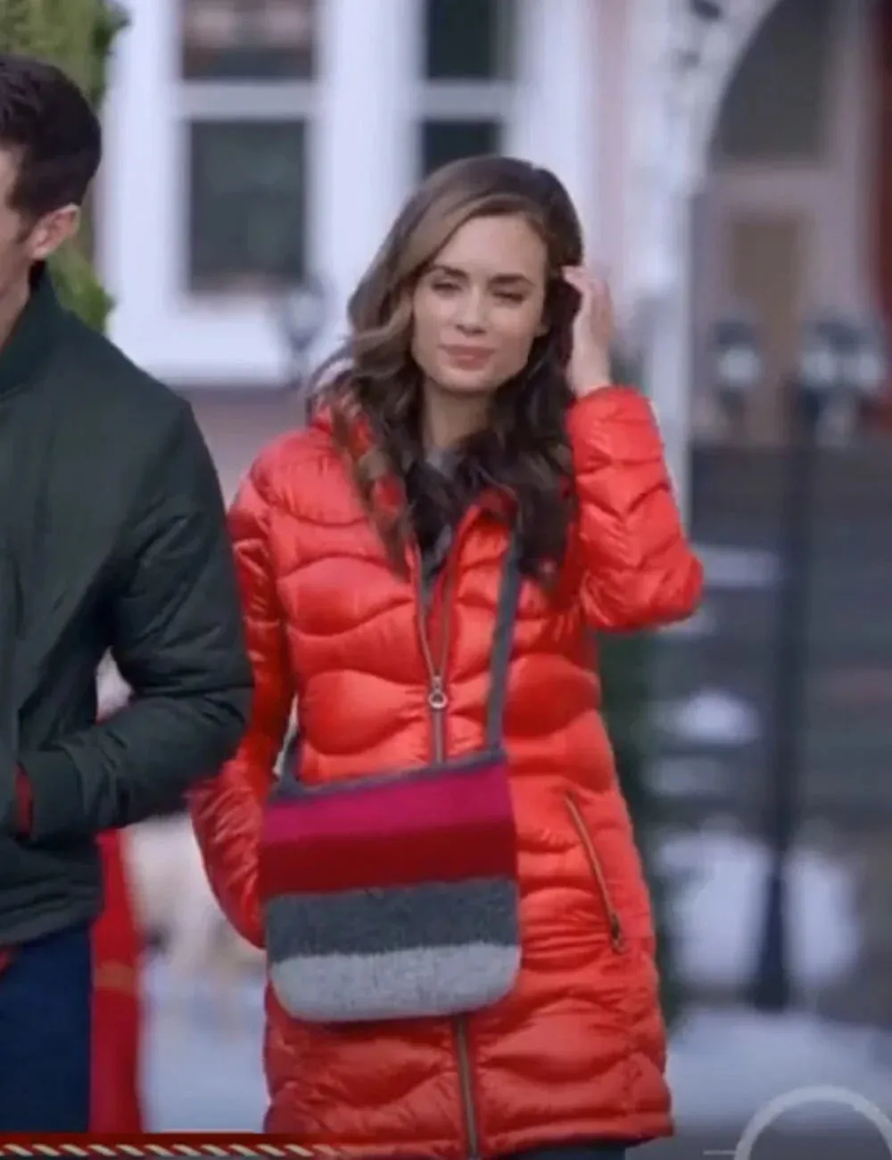 The Christmas Promise Torrey Devitto Puffer Coat