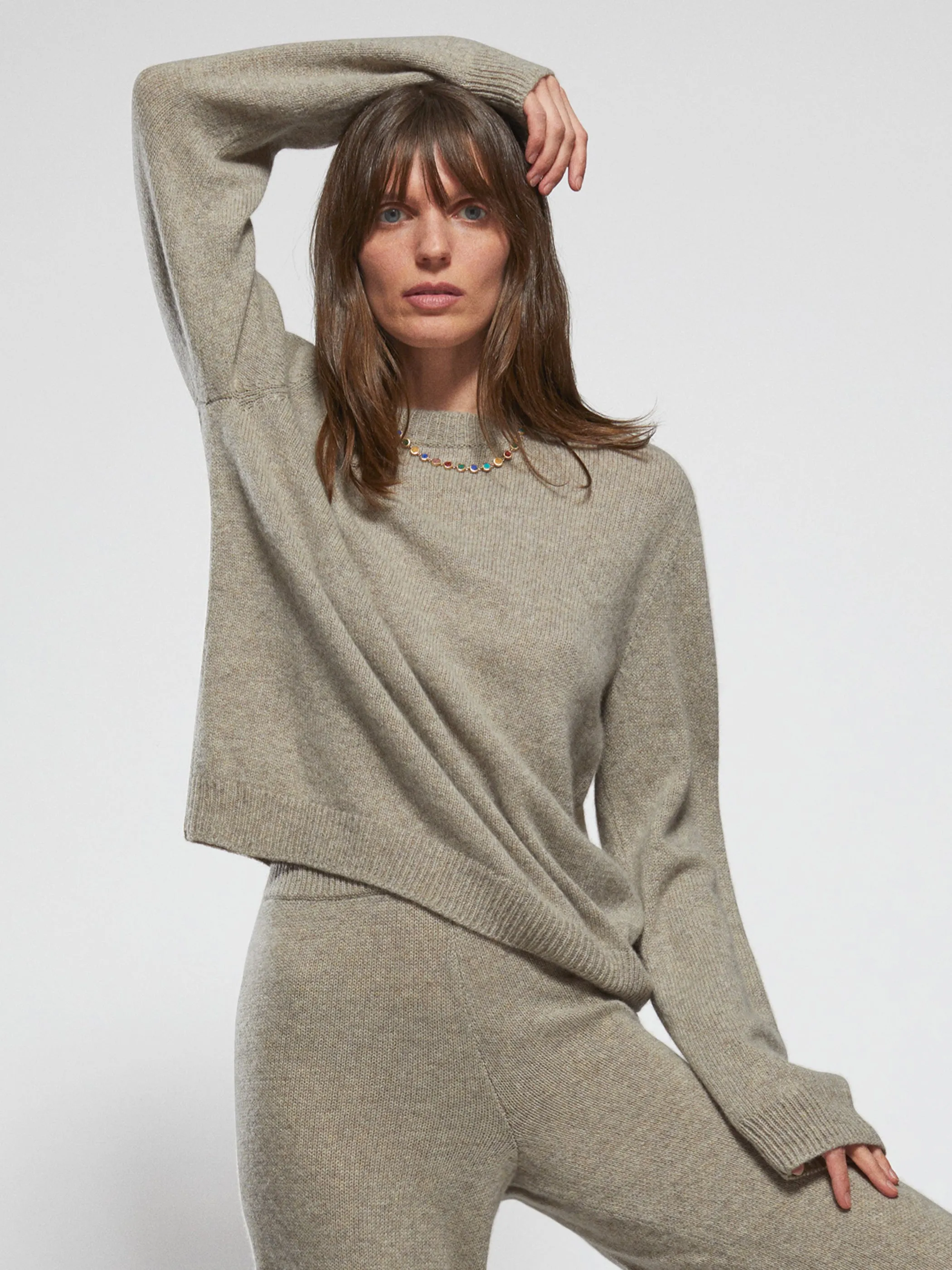 The Kismet Crewneck Sweater in Cashmere