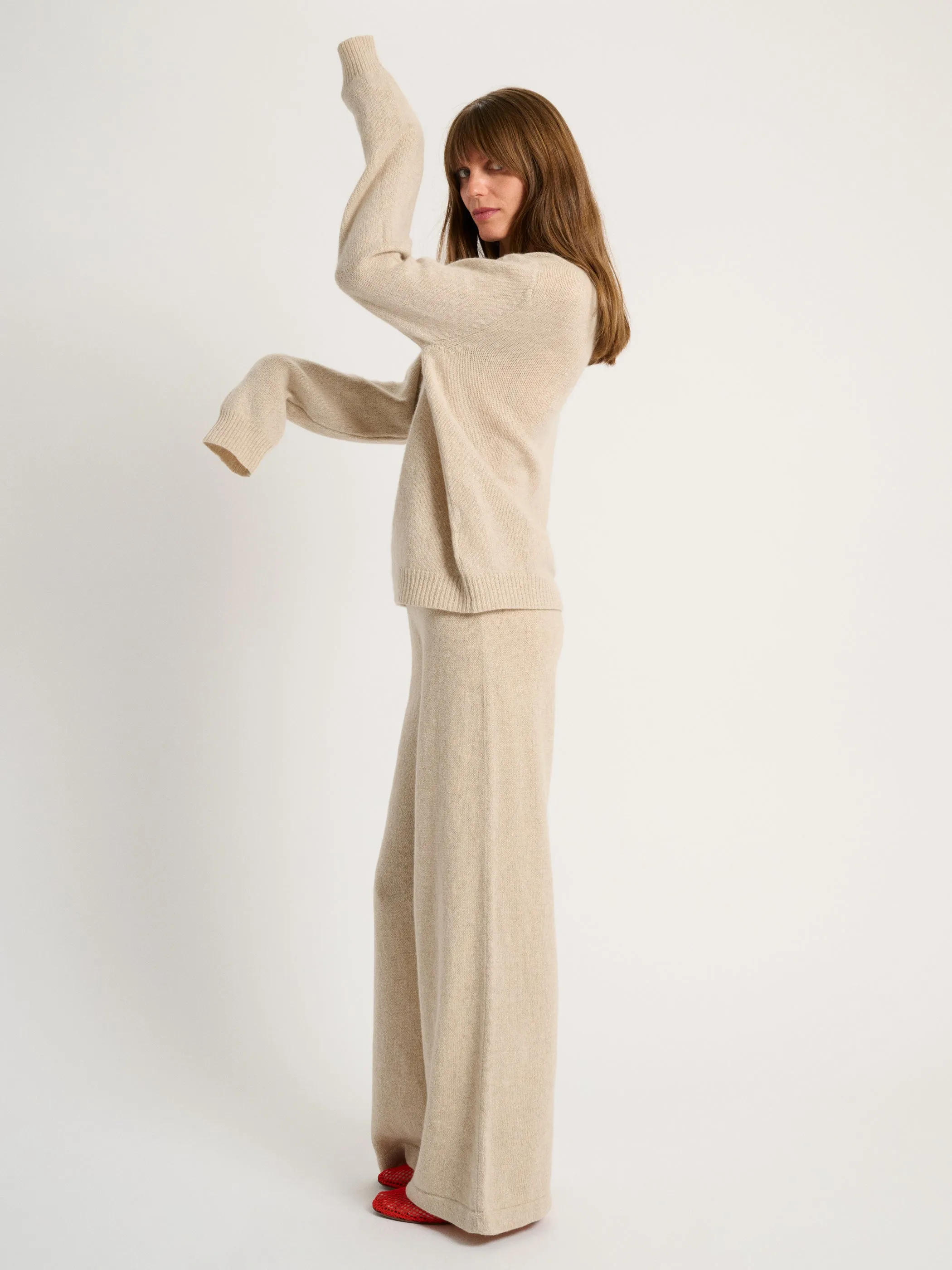 The Kismet Crewneck Sweater in Cashmere