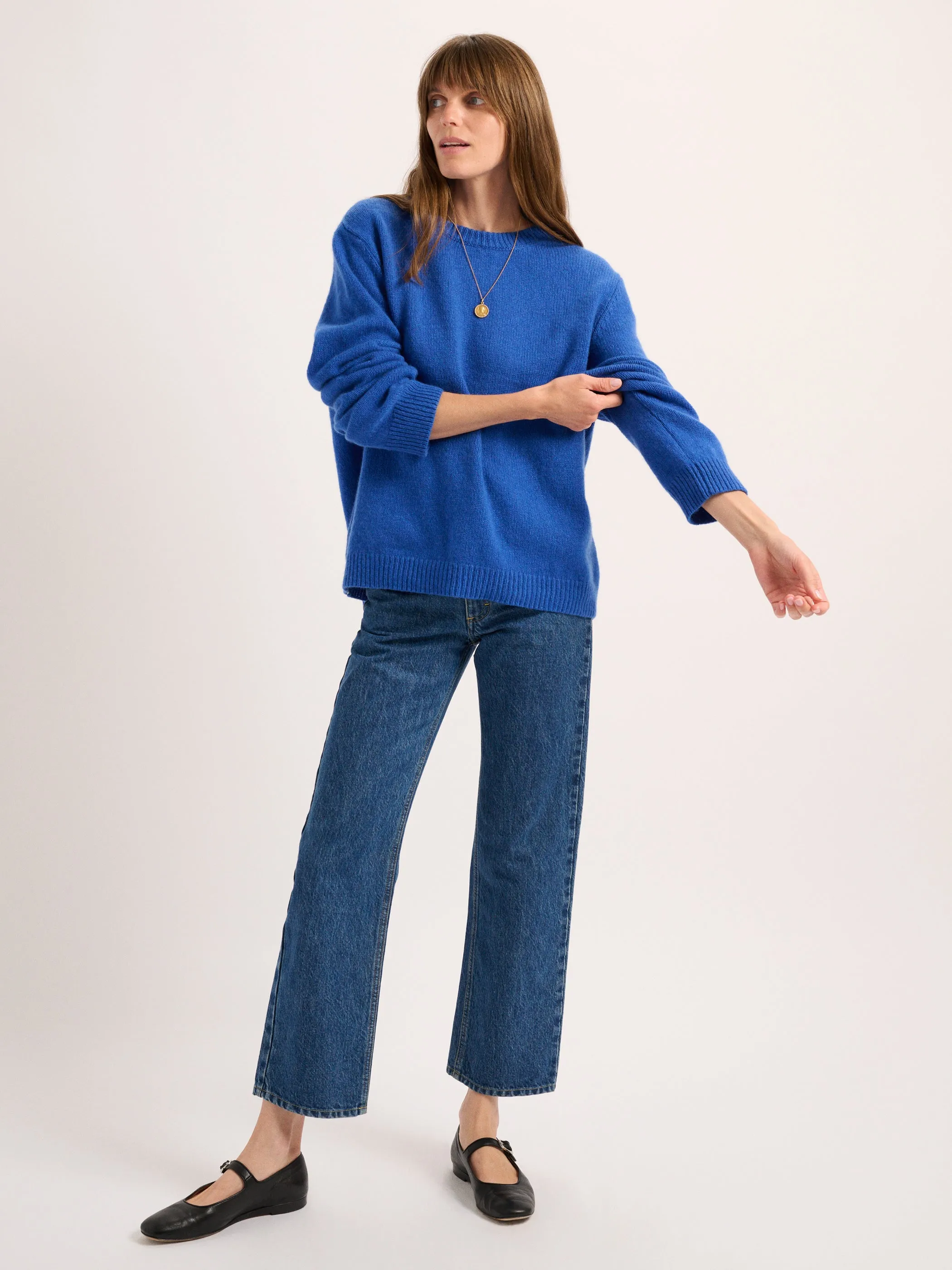 The Kismet Crewneck Sweater in Cashmere