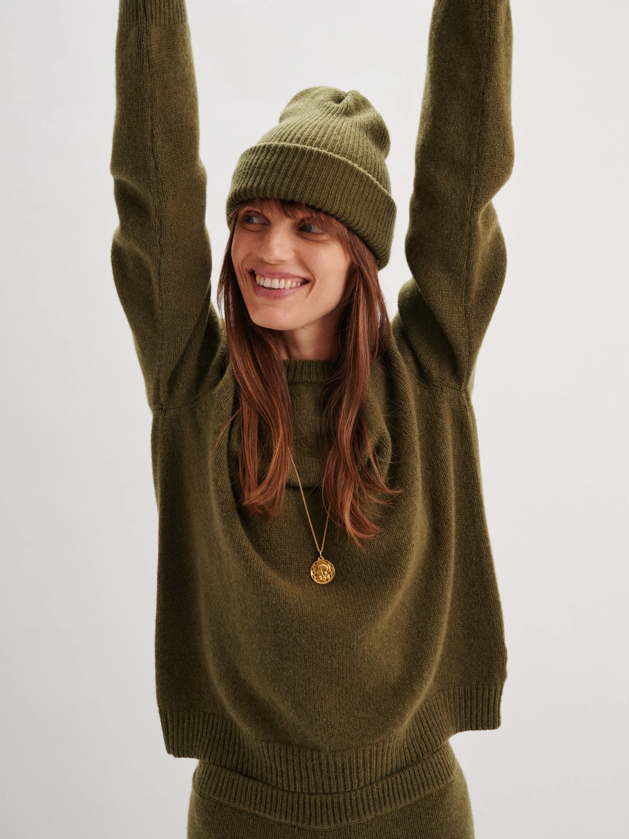 The Kismet Crewneck Sweater in Cashmere