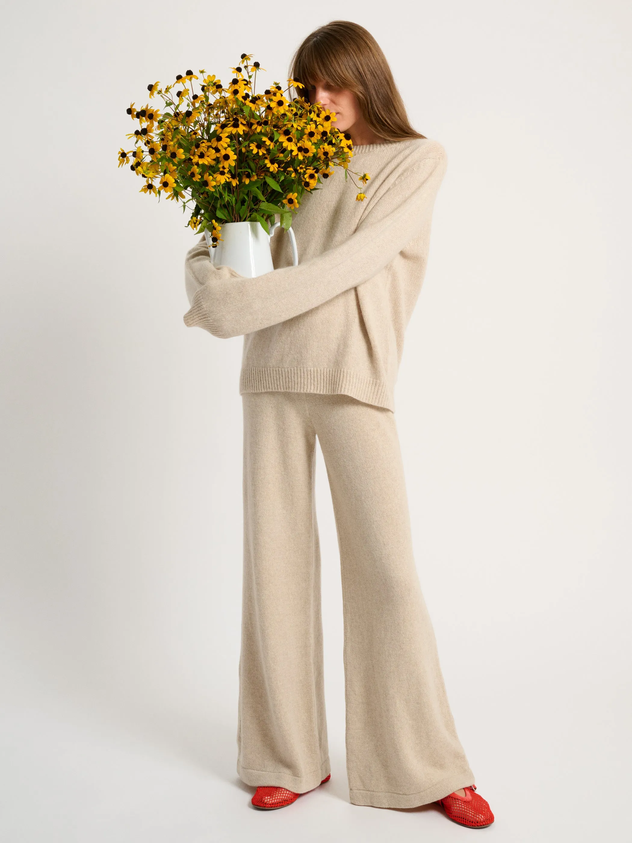 The Kismet Crewneck Sweater in Cashmere