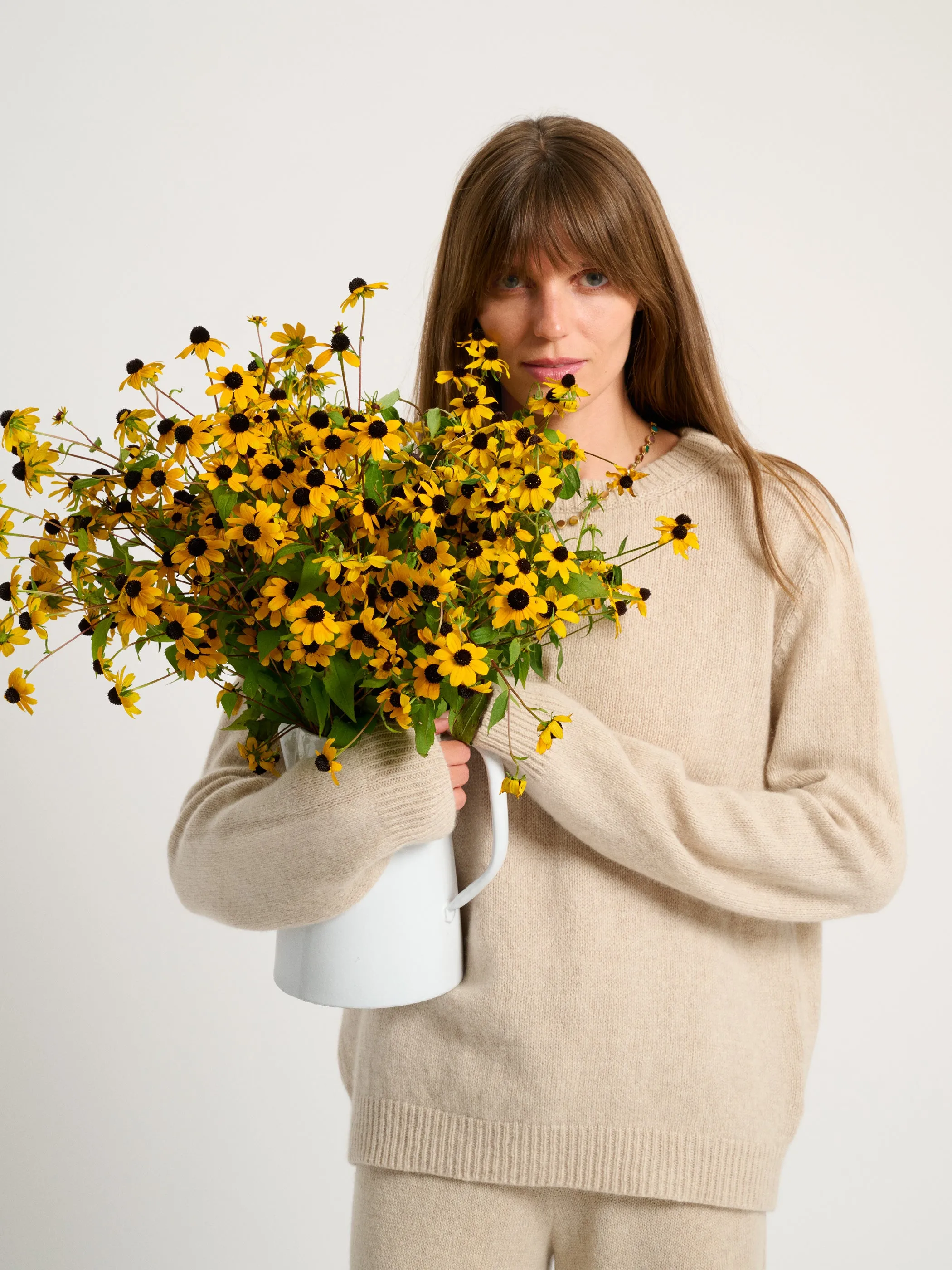 The Kismet Crewneck Sweater in Cashmere