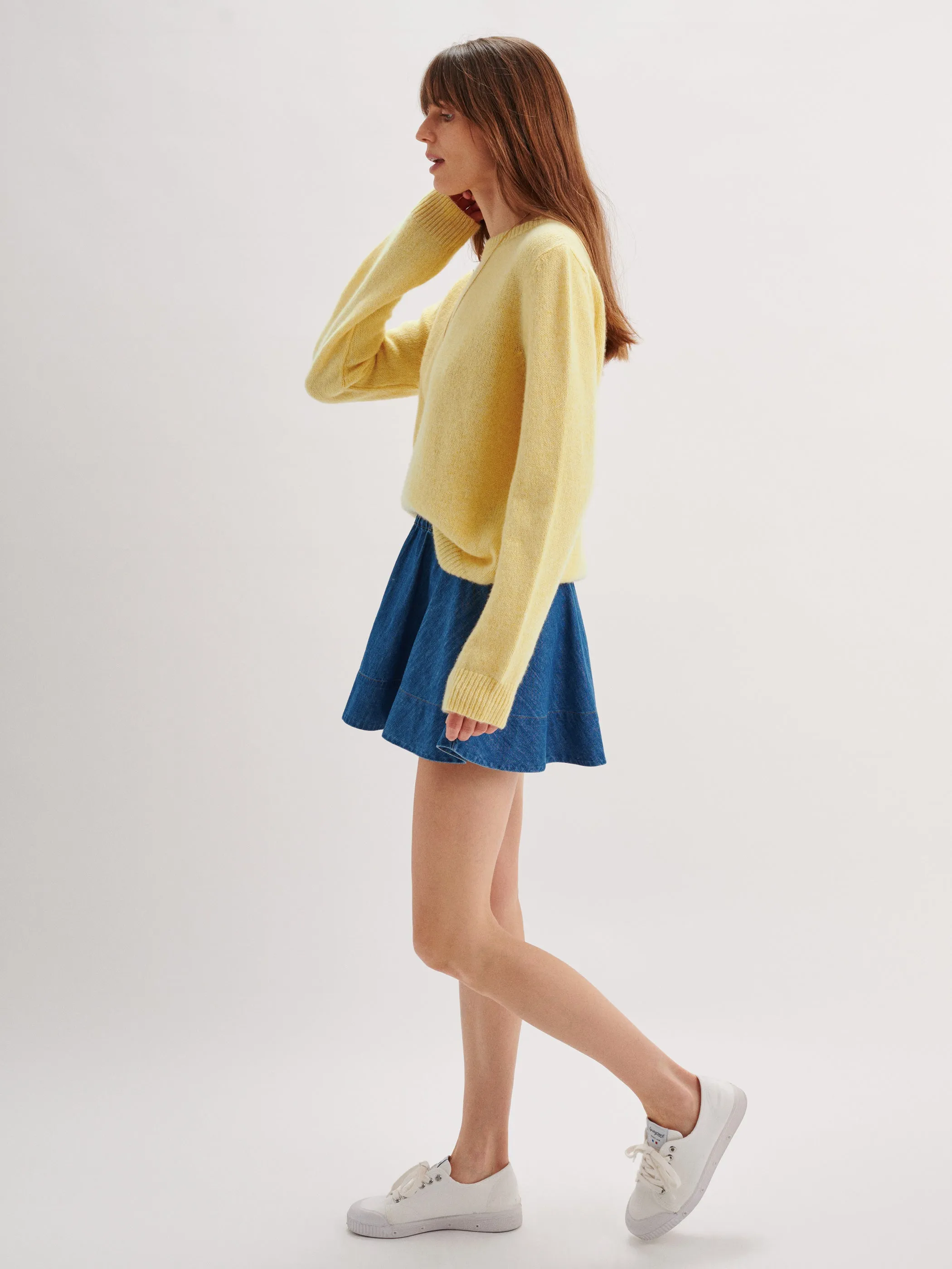 The Kismet Crewneck Sweater in Cashmere